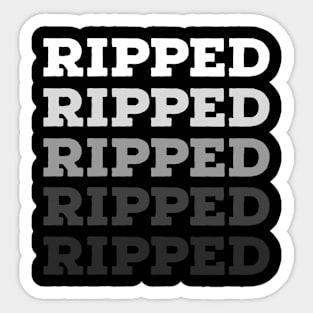 Bodybuilding | RIPPED Sticker